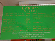 Lynns menu