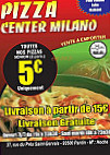 Pizza Center Milano menu