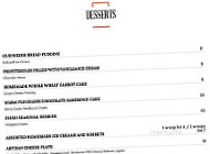 Lahinch Tavern and Grill menu
