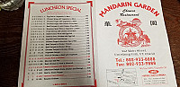 Mandarin Garden menu