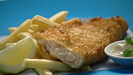 Blue Lips Fish & Chips food