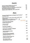 Le Cafe Curieux menu
