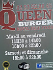 Queen Burger menu