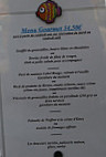Auberge Le Revermont menu