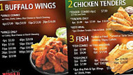 Wings 21 menu
