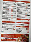 La Mezzanine menu