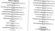Torey's Restaurant & Bar menu