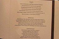 Vine Restaurant Bar menu