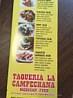Taqueria La Campechana menu