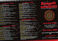 Rangoli Indian Restaurant inside