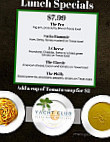 Ocean Pines Yacht Club Restaurant Bar menu