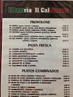 Il Calabrese Pizzeria menu