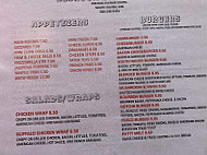 Bedrock And Grill menu