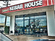 Emerald Kebab House and Woodfire Pizza inside
