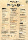Bowland Beer Hall menu