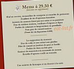 Arbousier menu