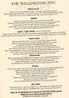 The Wellington Inn menu