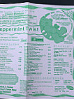 Peppermint Twist Drive In menu