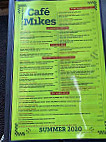 Mike's Cafe menu