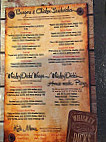 Whiskey Dick's Eatery And Saloon menu