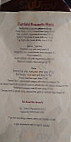 Fairfield Brasserie menu