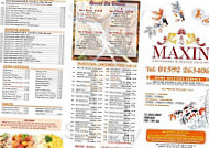 New Maxin menu