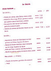 Le Chatel menu