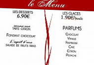 L'Ardoise menu