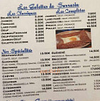 Le Saint Malo menu