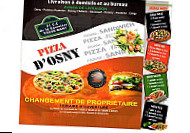 Pizza D'osny menu
