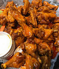 Mister B's Pizza Wings food