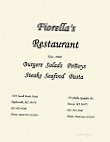 Fiorella's menu