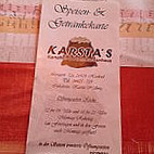 Karsta`s Kartoffel- & Pfannkuchenhaus menu