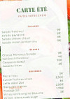 Cafe Brasserie de la Nesque menu