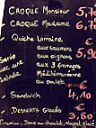 Café Le Moderne menu