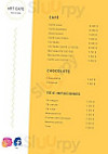 Art Cafe menu