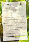 Le Vineum menu