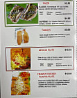 Vazquez Mexican Food menu
