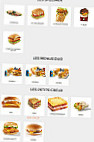 Le New Burger menu