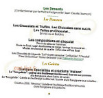 Restaurant Les Recollets menu