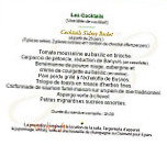 Restaurant Les Recollets menu