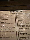 The Ryerson menu