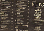 Cafe Noova Hvalsø menu