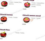 Sushi Charles VII menu