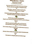 Baracoa Restaurant menu