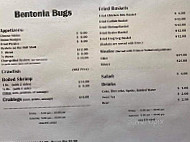 Bentonia Bugs menu