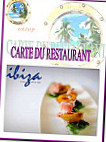 Ibiza Cafe Restaurant menu