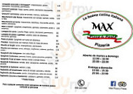 Max Pizza Y Pasta menu