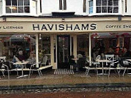 Havishams Coffee House Sandwich inside