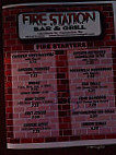 Firestation Grill menu
